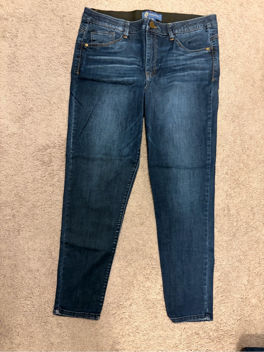 Democracy Women's Dark Blue Skinny Jeans